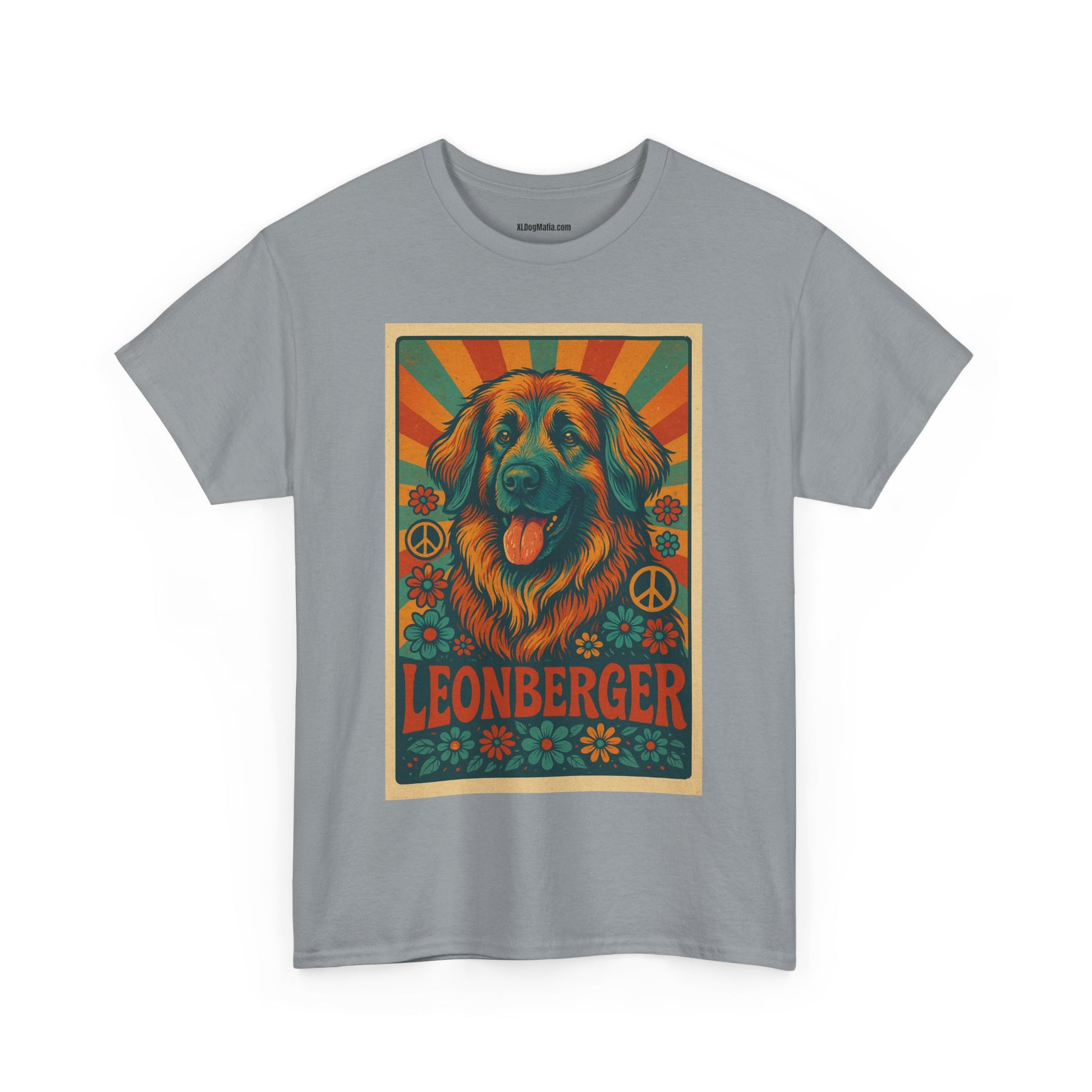 Leonberger Graphic Tee for Dog Lovers, Unisex Cotton T-Shirt, Retro Pet Apparel, Gift for Dog Parents, Casual Everyday Wear