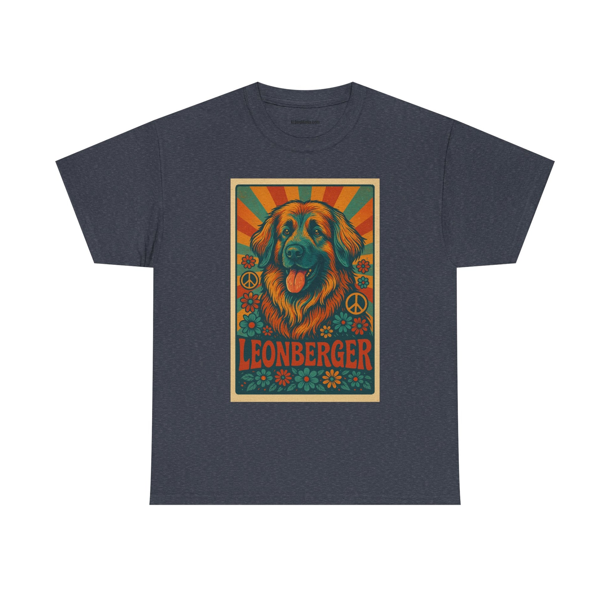 Leonberger Graphic Tee for Dog Lovers, Unisex Cotton T-Shirt, Retro Pet Apparel, Gift for Dog Parents, Casual Everyday Wear