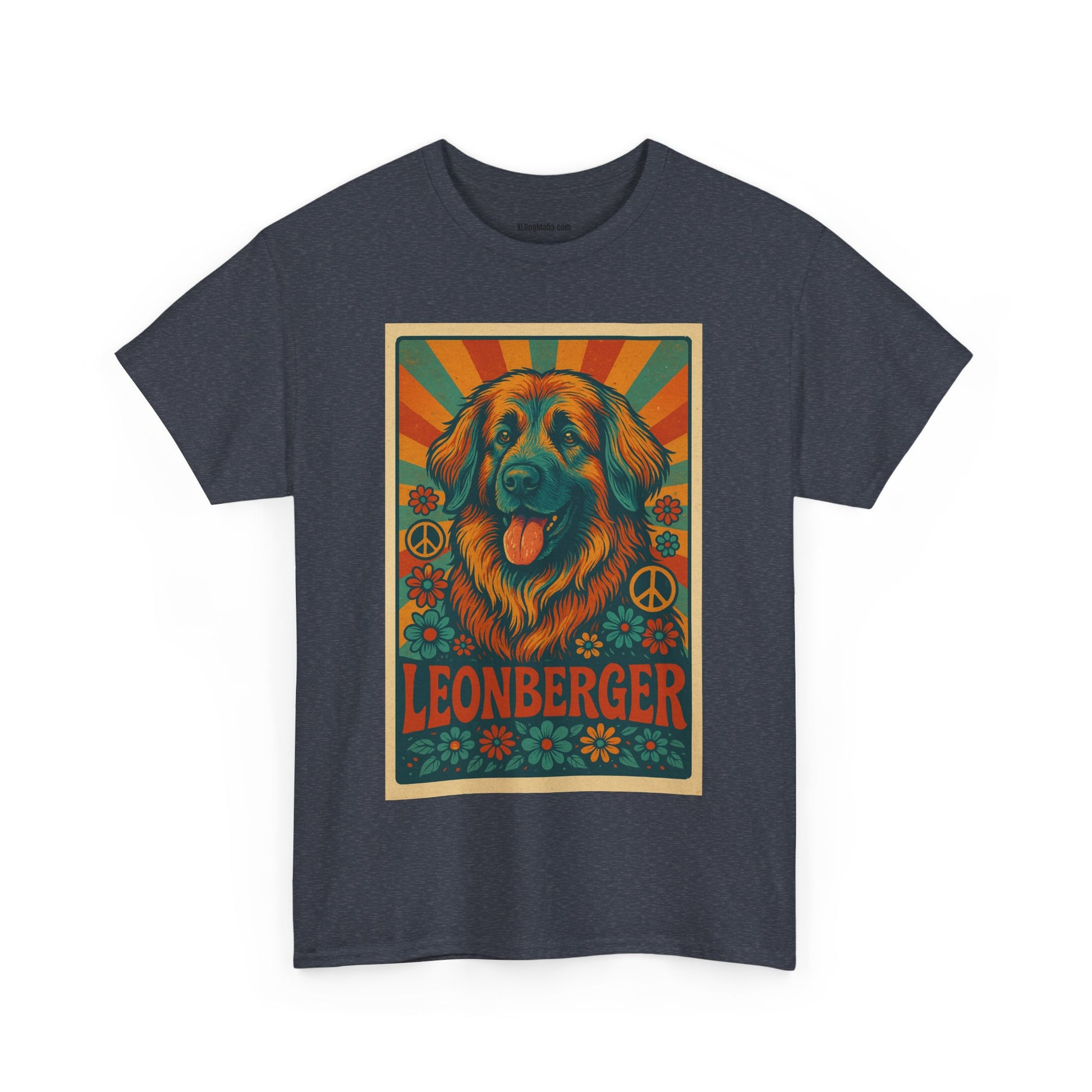 Leonberger Graphic Tee for Dog Lovers, Unisex Cotton T-Shirt, Retro Pet Apparel, Gift for Dog Parents, Casual Everyday Wear