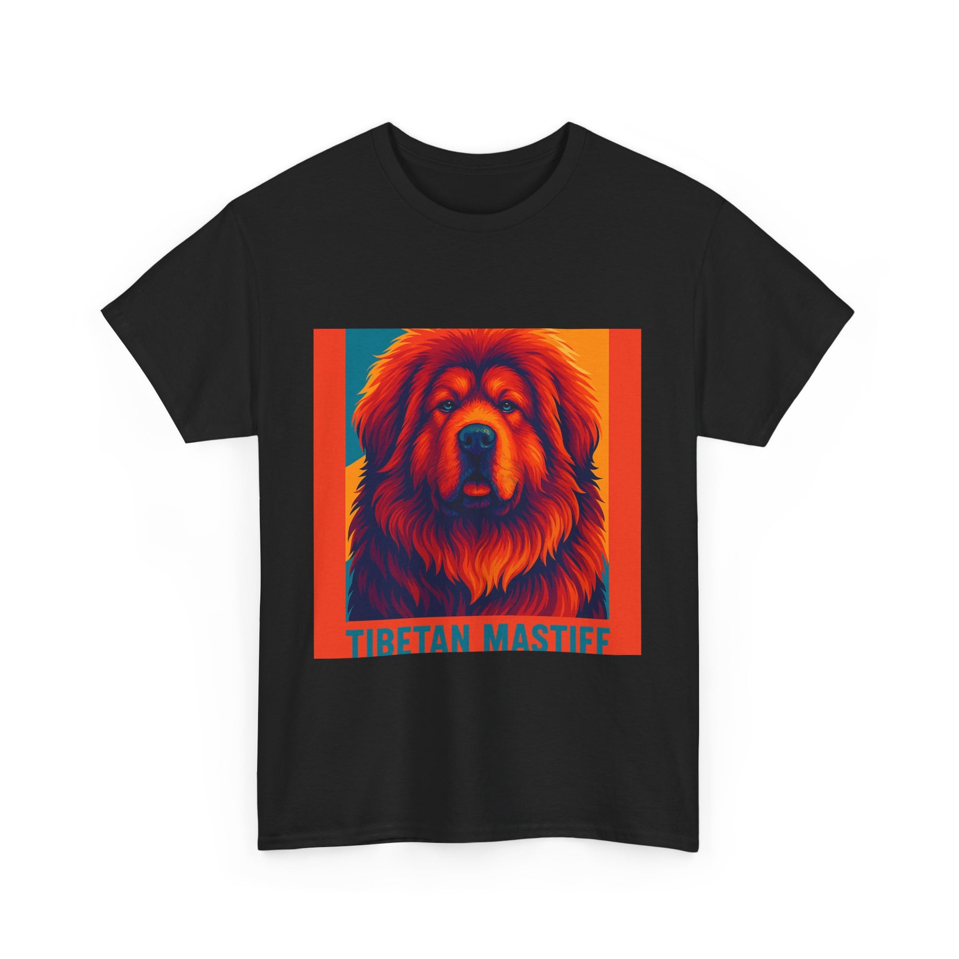 Tibetan Mastiff Tee - Colorful Dog Art, Perfect for Pet Lovers, Gift for Dog Owners, Unique Animal Shirt, Casual Fashion