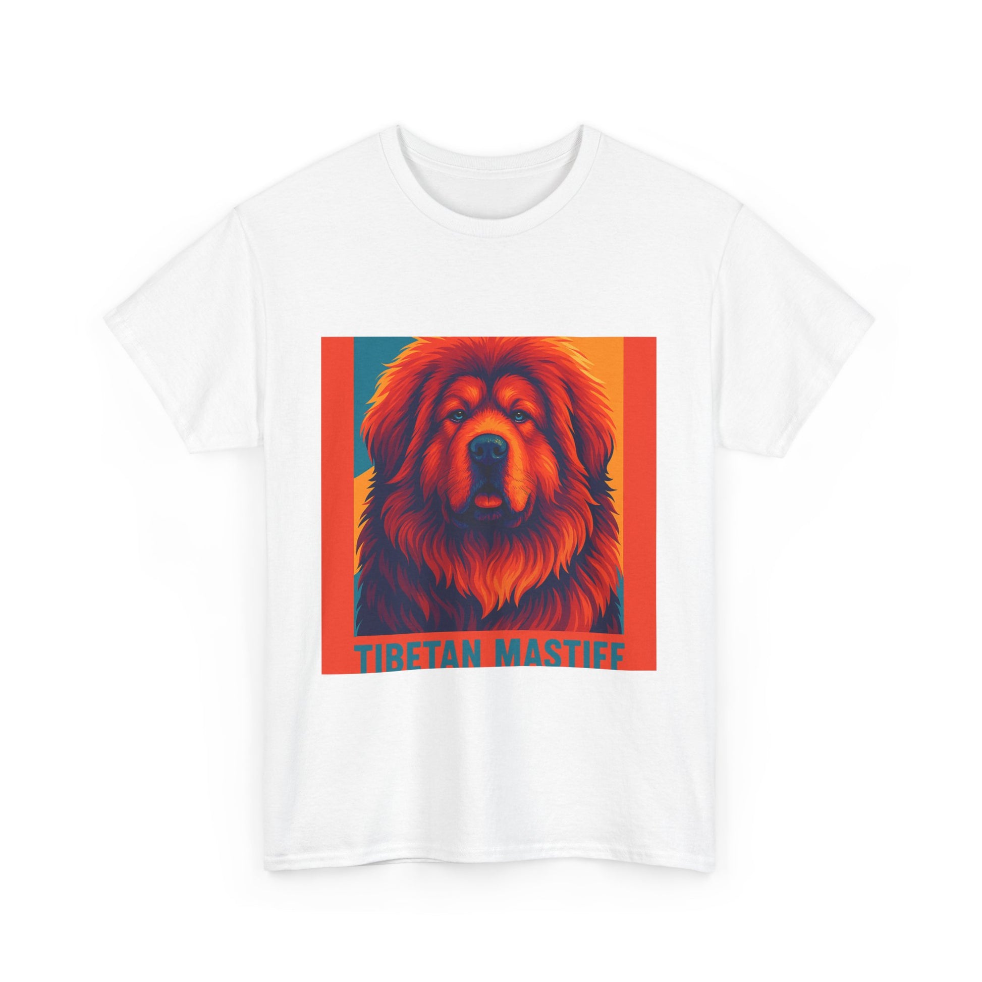 Tibetan Mastiff Tee - Colorful Dog Art, Perfect for Pet Lovers, Gift for Dog Owners, Unique Animal Shirt, Casual Fashion