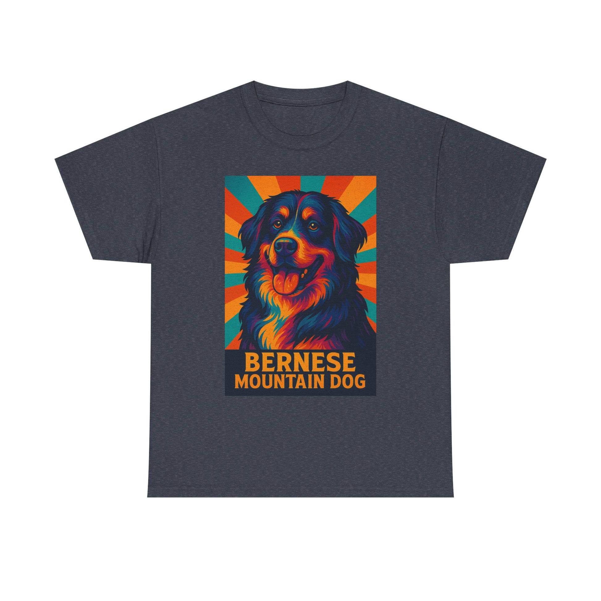 Colorful Bernese Mountain Dog Tee, Dog Lovers Shirt, Gift for Pet Owners, Animal Lover Apparel, Fun Pet T-Shirt