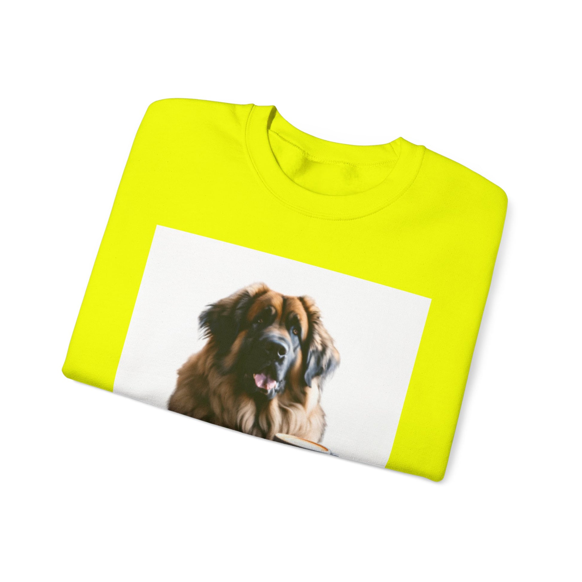 Leos & Lattes  Crewneck Sweatshirt - Perfect Gift for Leonberger Pet Owners