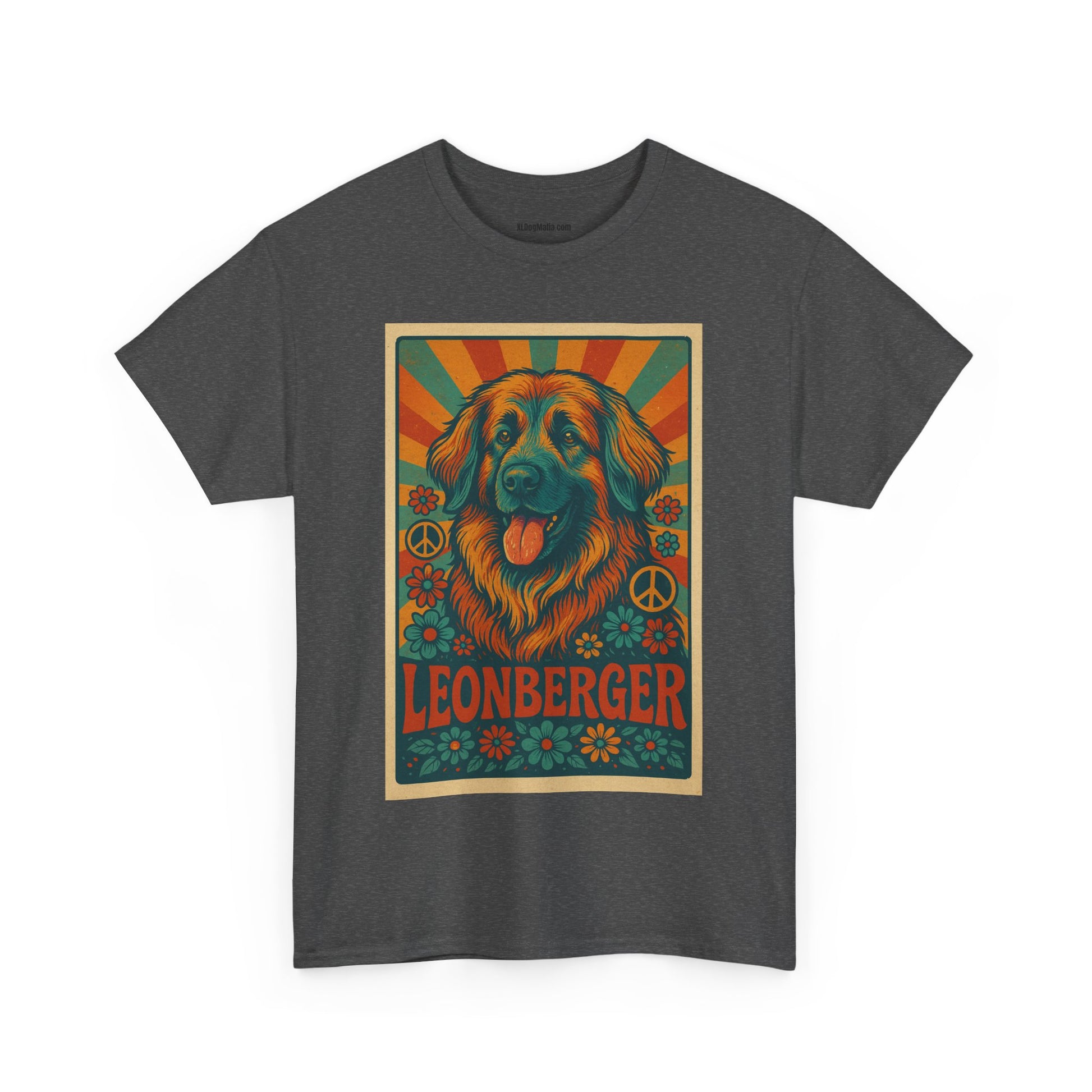 Leonberger Graphic Tee for Dog Lovers, Unisex Cotton T-Shirt, Retro Pet Apparel, Gift for Dog Parents, Casual Everyday Wear