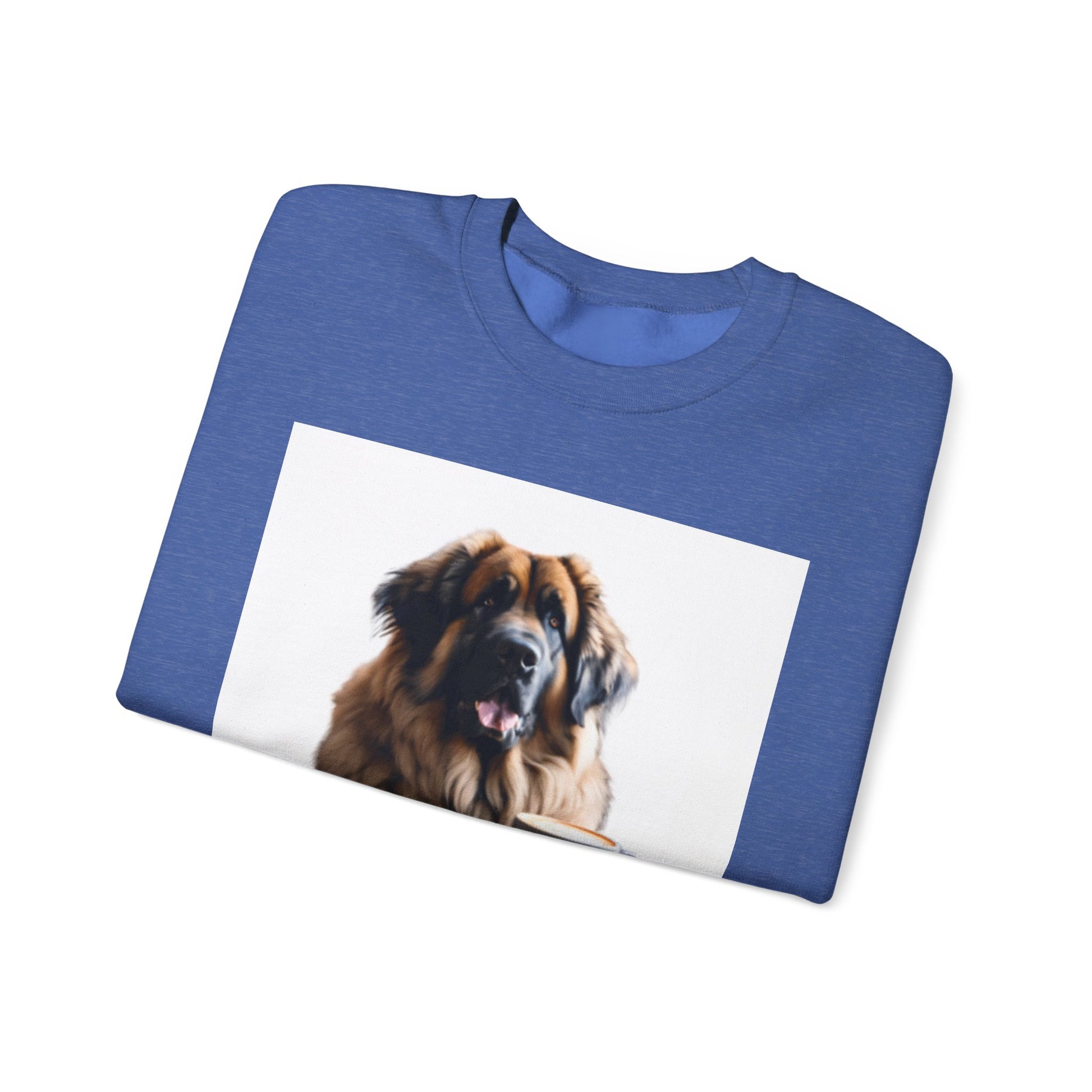 Leos & Lattes  Crewneck Sweatshirt - Perfect Gift for Leonberger Pet Owners