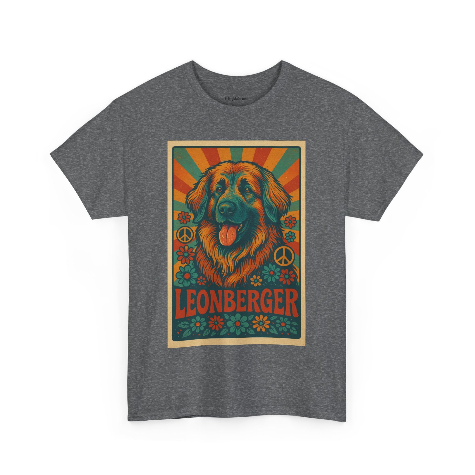 Leonberger Graphic Tee for Dog Lovers, Unisex Cotton T-Shirt, Retro Pet Apparel, Gift for Dog Parents, Casual Everyday Wear