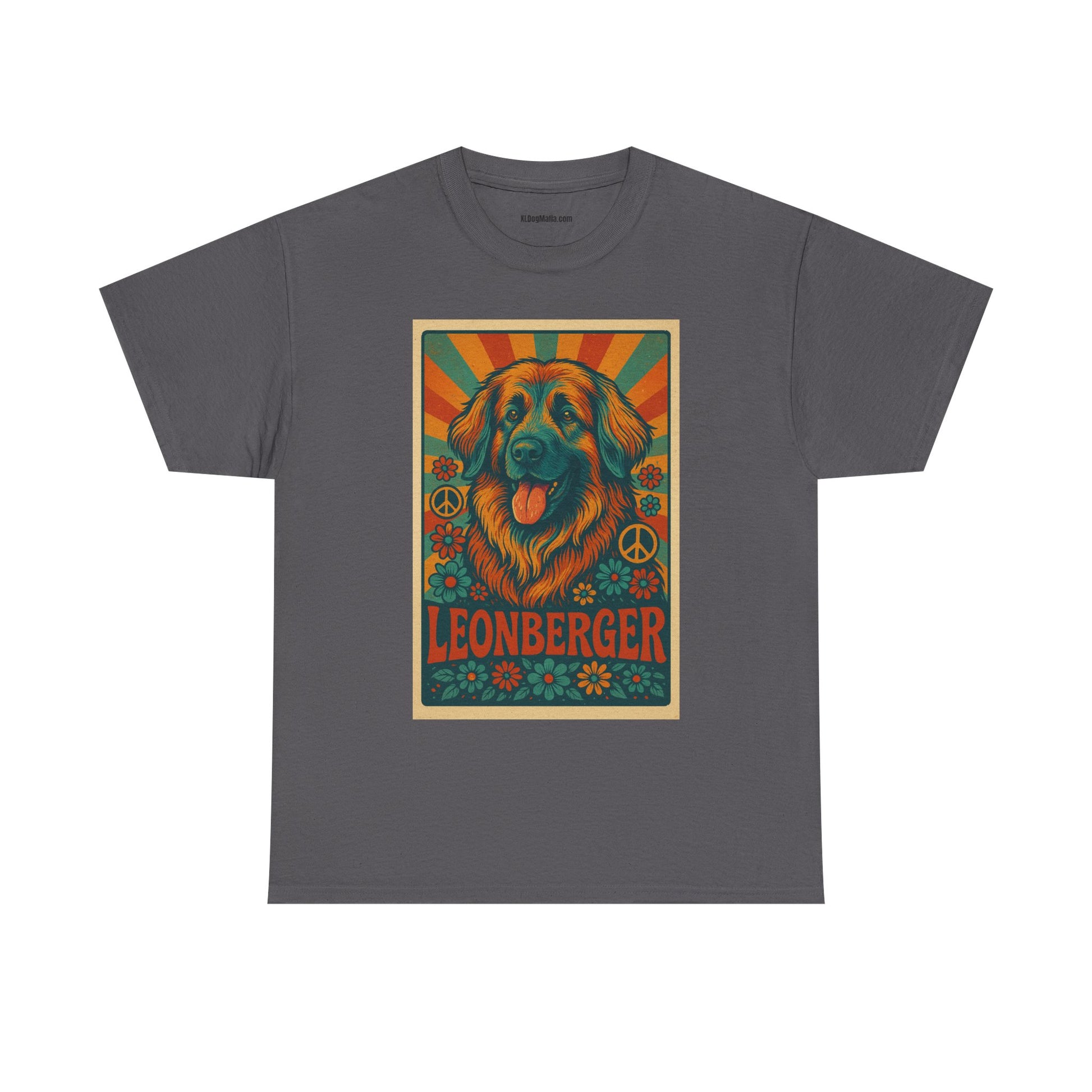 Leonberger Graphic Tee for Dog Lovers, Unisex Cotton T-Shirt, Retro Pet Apparel, Gift for Dog Parents, Casual Everyday Wear