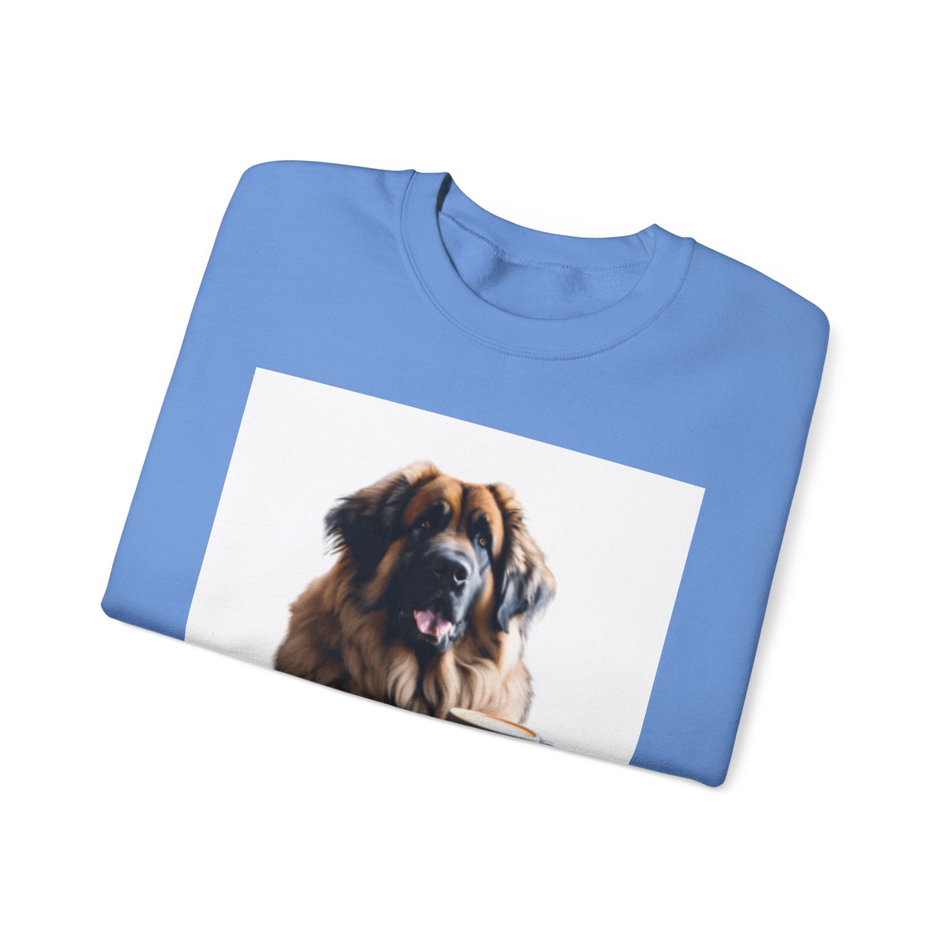 Leos & Lattes  Crewneck Sweatshirt - Perfect Gift for Leonberger Pet Owners
