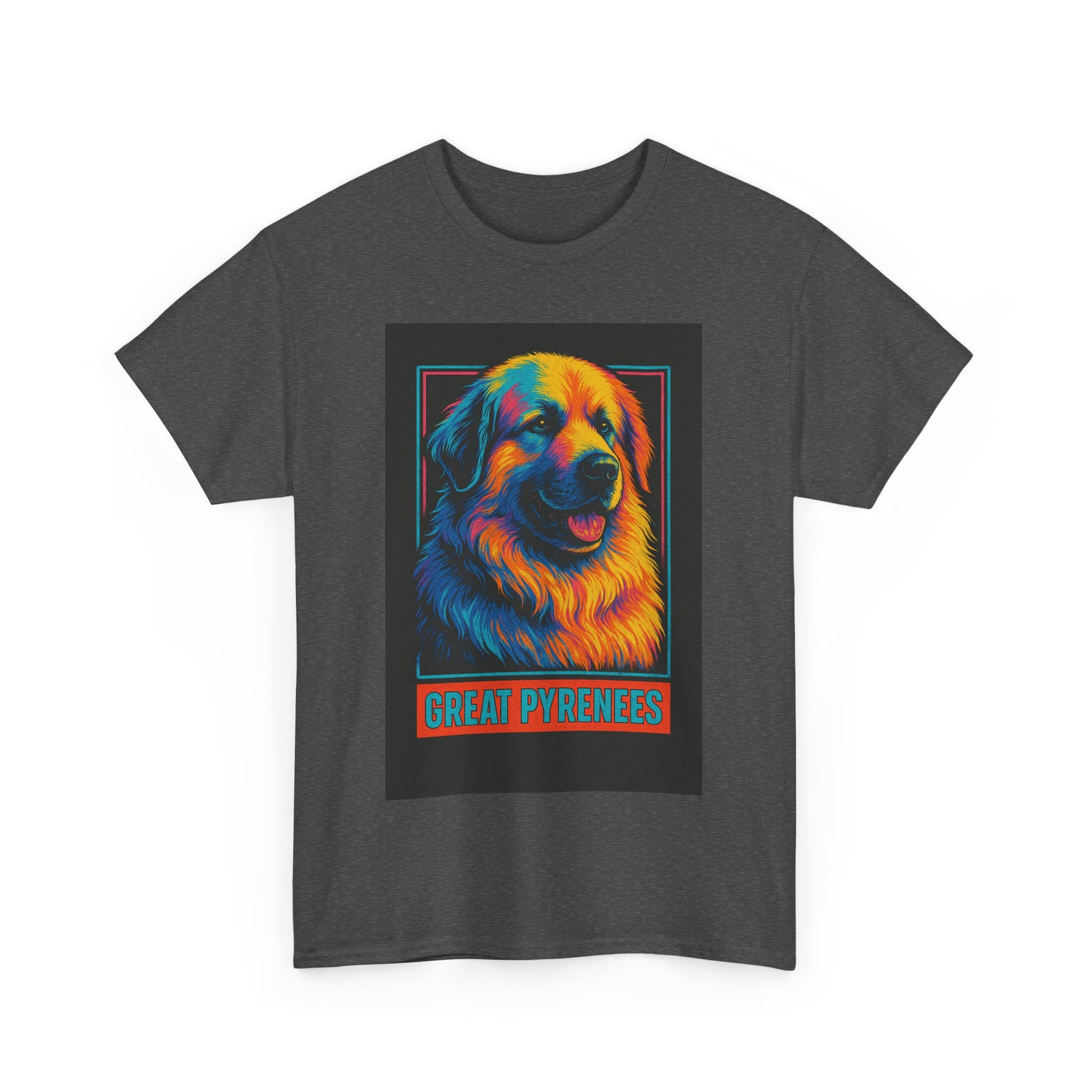 Colorful Great Pyrenees Tee, Dog Lover T-Shirt, Pet Owner Gift, Animal Lover Apparel, Vibrant Cotton Top, Cozy Everyday Wear