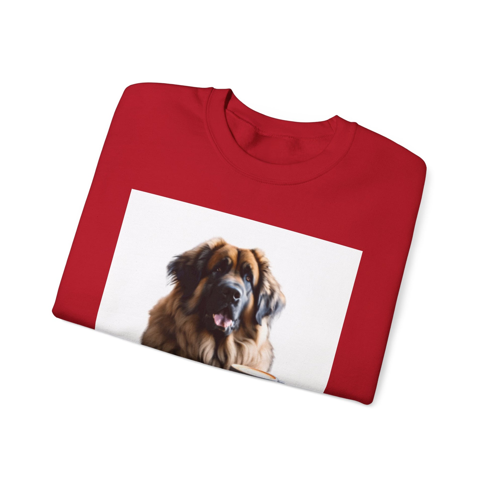 Leos & Lattes  Crewneck Sweatshirt - Perfect Gift for Leonberger Pet Owners