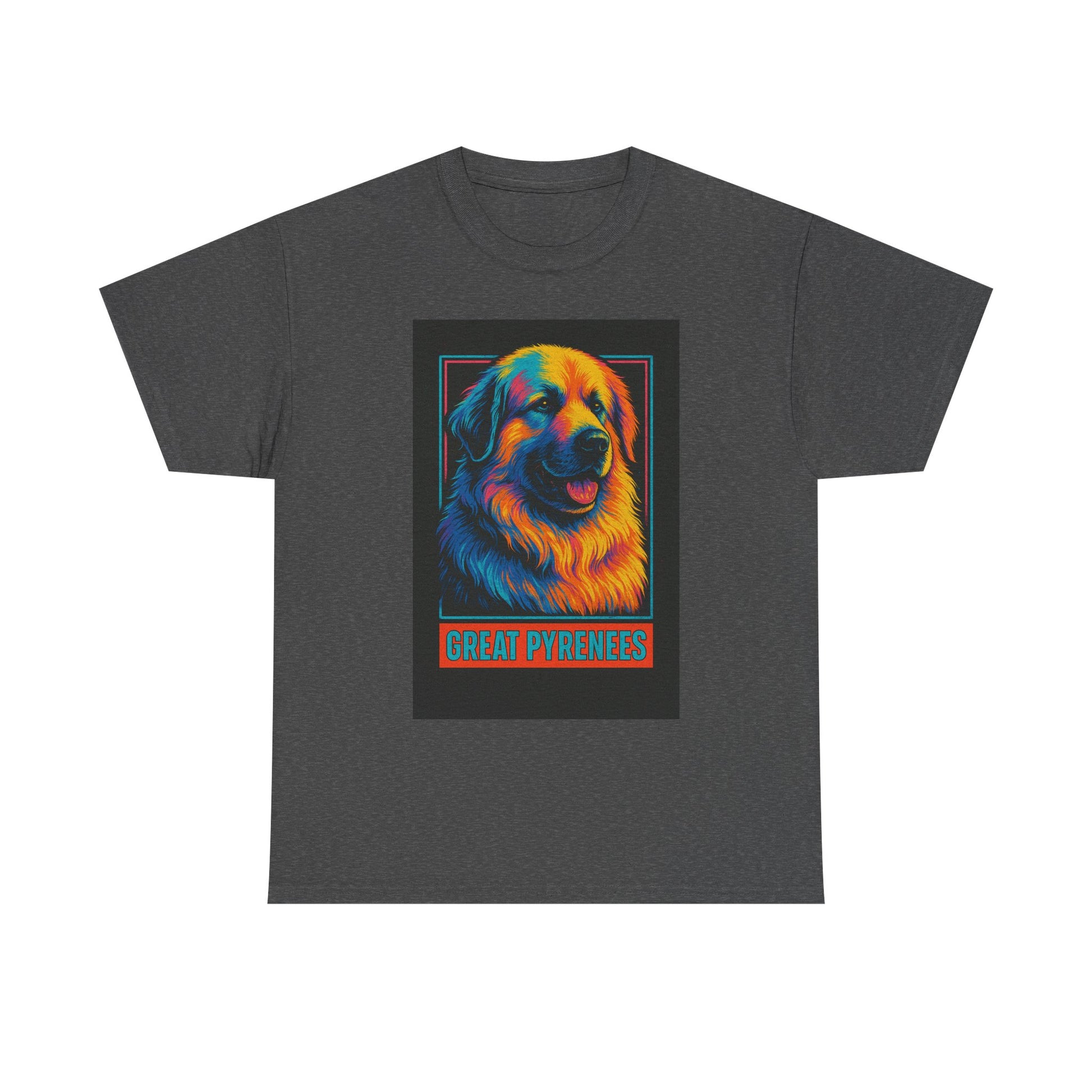 Colorful Great Pyrenees Tee, Dog Lover T-Shirt, Pet Owner Gift, Animal Lover Apparel, Vibrant Cotton Top, Cozy Everyday Wear