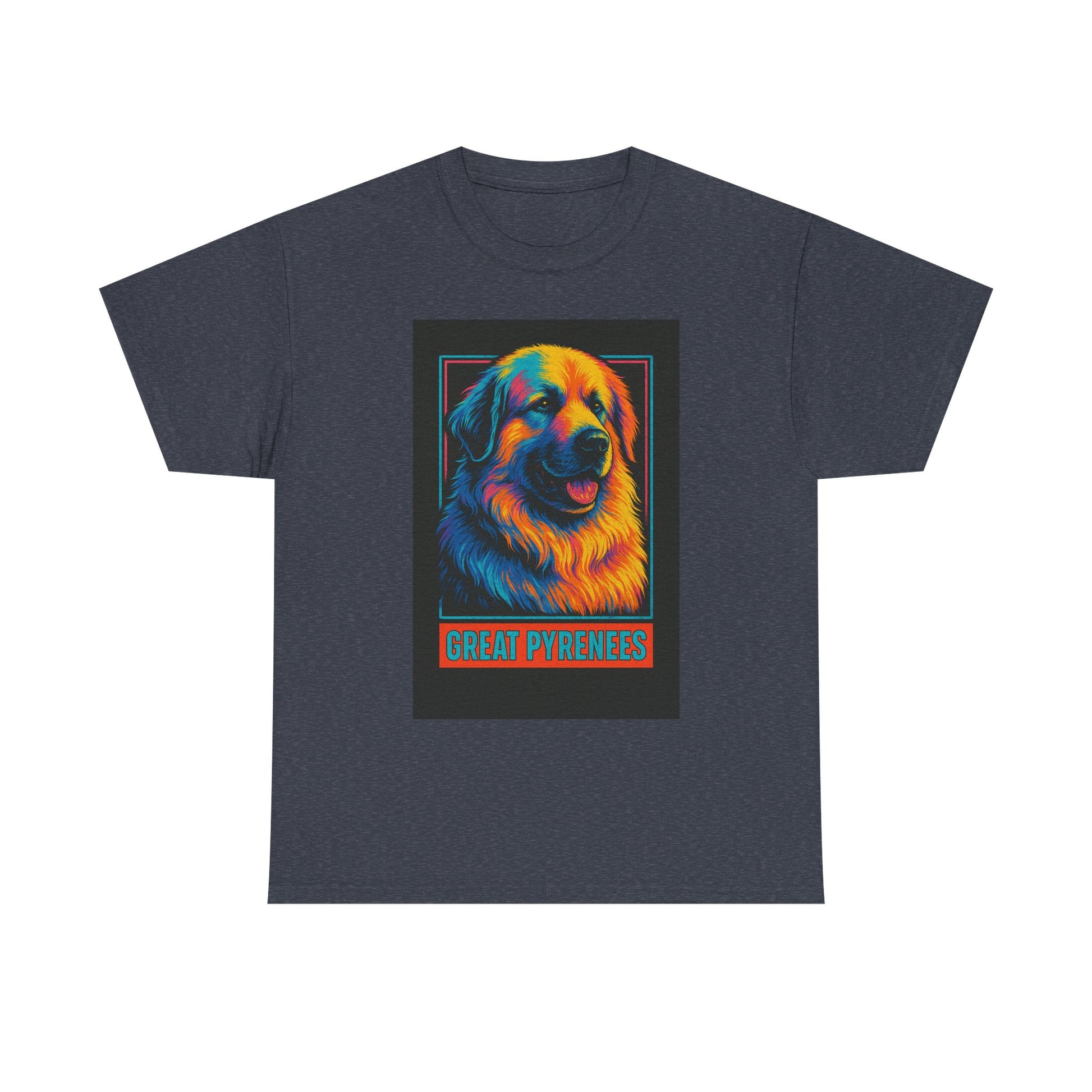 Colorful Great Pyrenees Tee, Dog Lover T-Shirt, Pet Owner Gift, Animal Lover Apparel, Vibrant Cotton Top, Cozy Everyday Wear