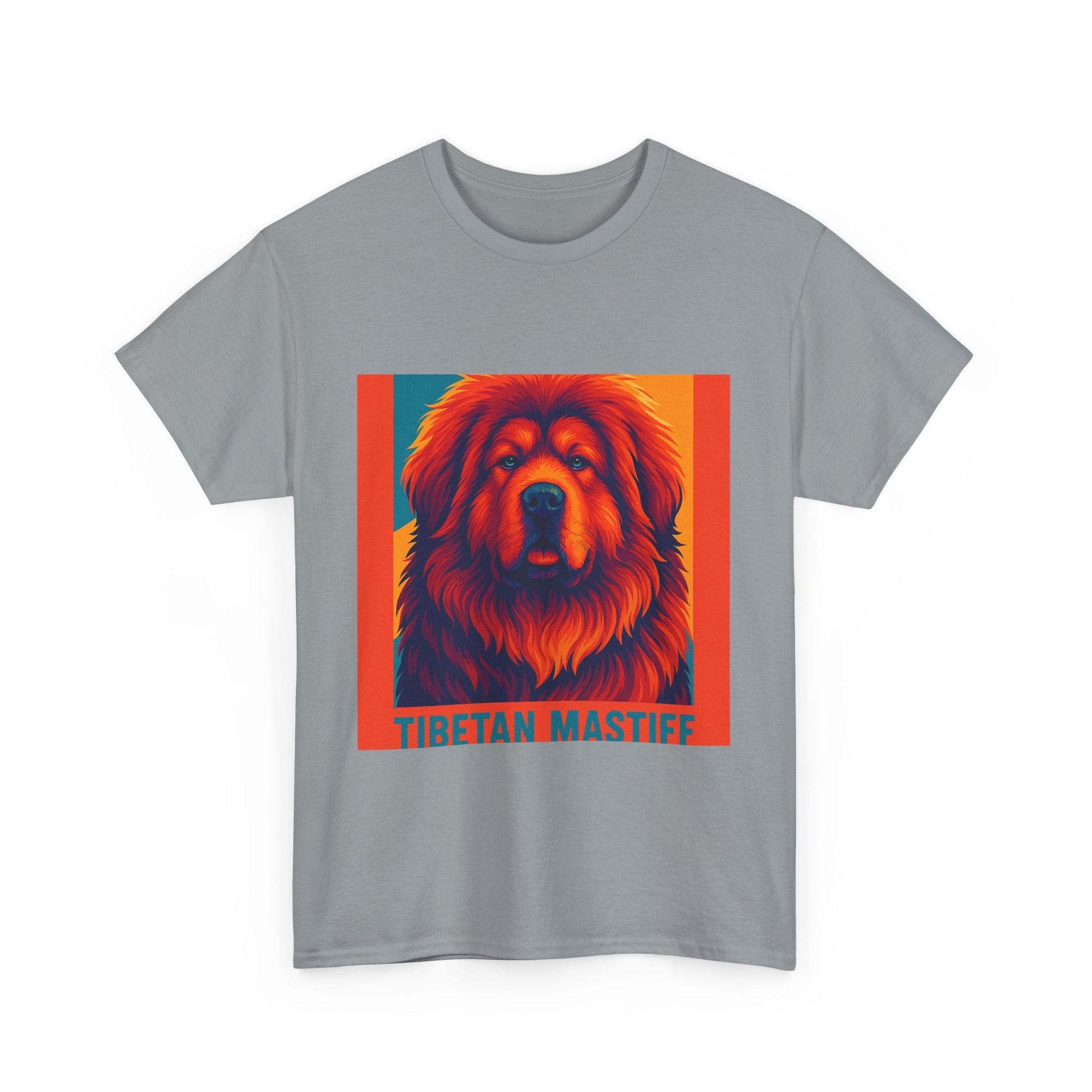 Tibetan Mastiff Tee - Colorful Dog Art, Perfect for Pet Lovers, Gift for Dog Owners, Unique Animal Shirt, Casual Fashion