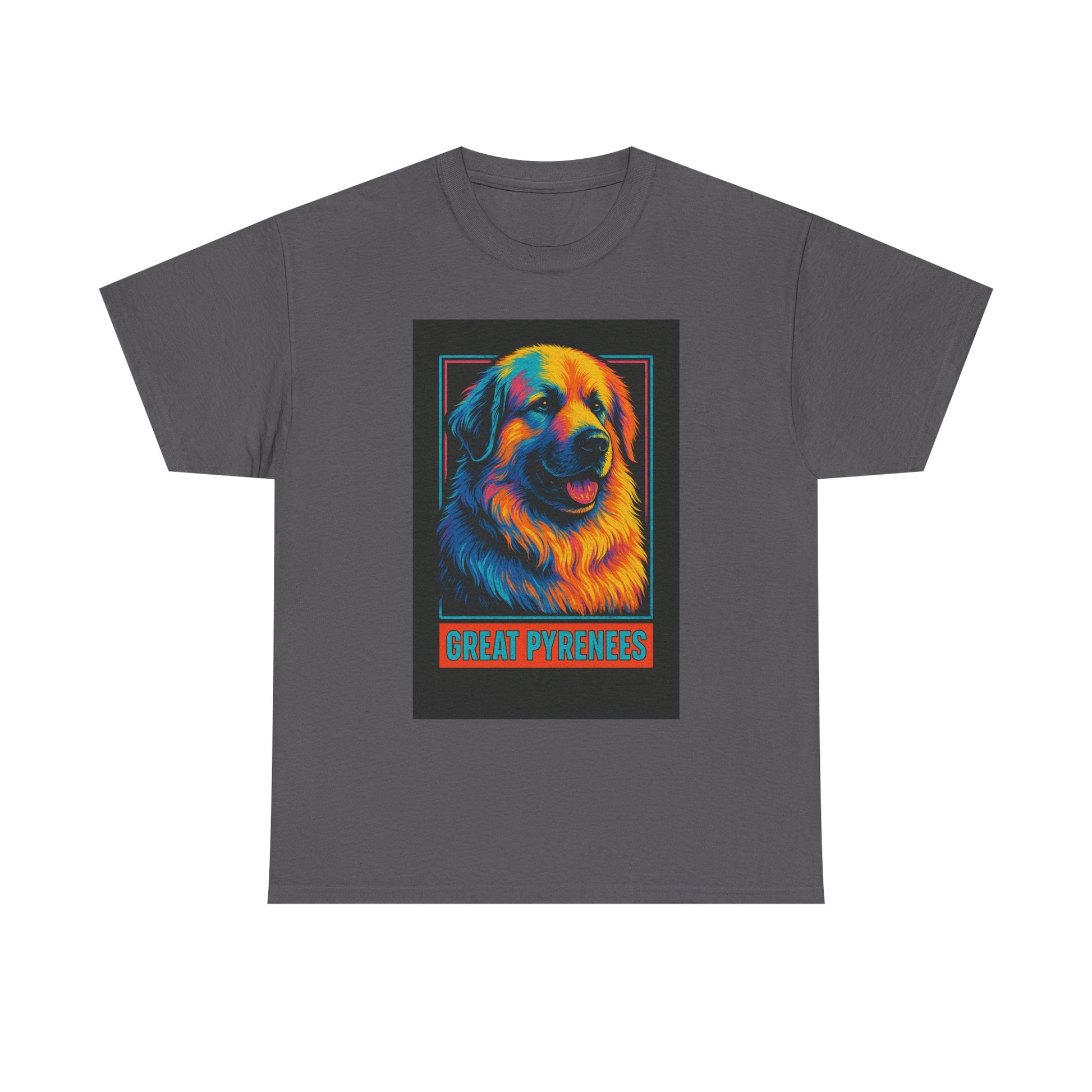 Colorful Great Pyrenees Tee, Dog Lover T-Shirt, Pet Owner Gift, Animal Lover Apparel, Vibrant Cotton Top, Cozy Everyday Wear