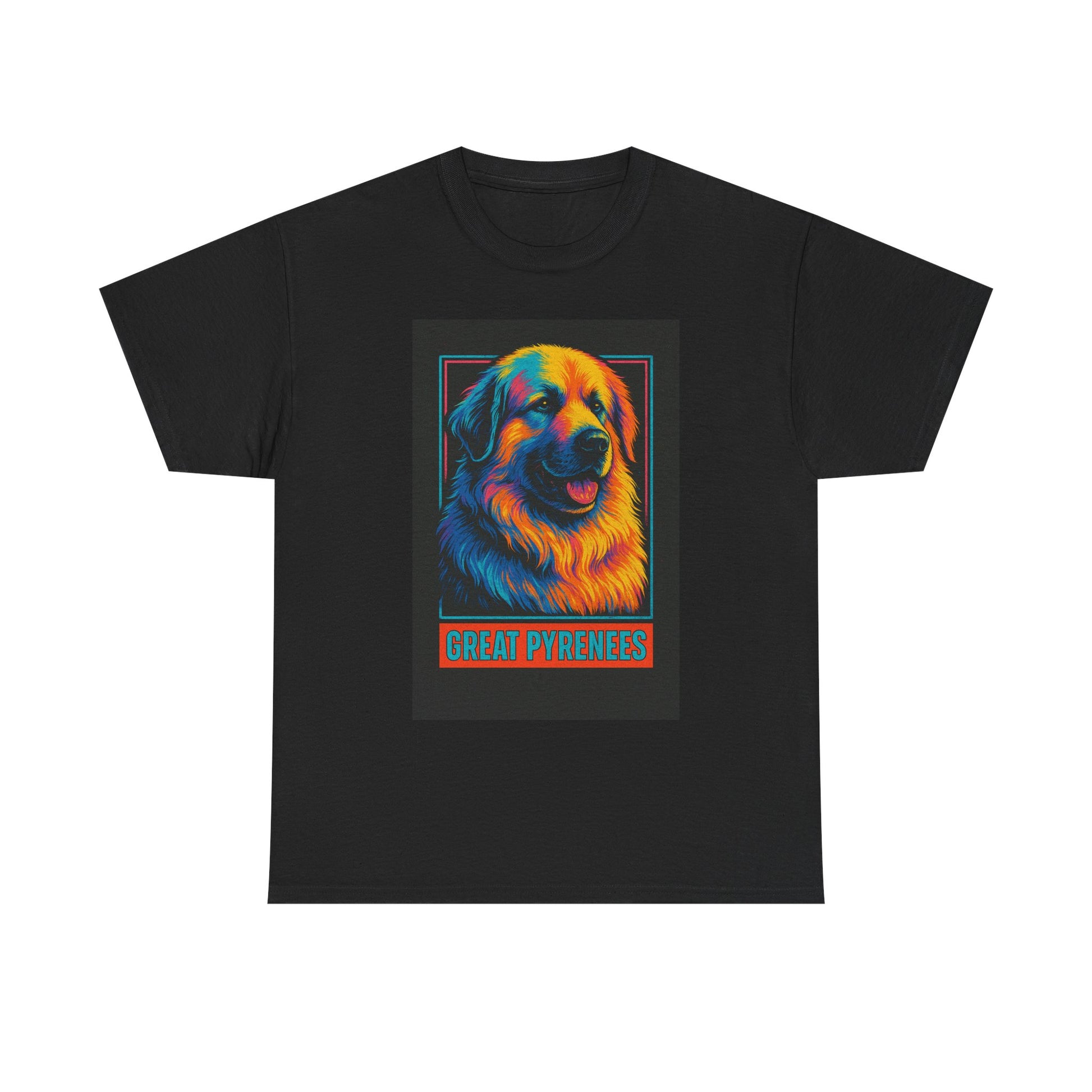 Colorful Great Pyrenees Tee, Dog Lover T-Shirt, Pet Owner Gift, Animal Lover Apparel, Vibrant Cotton Top, Cozy Everyday Wear