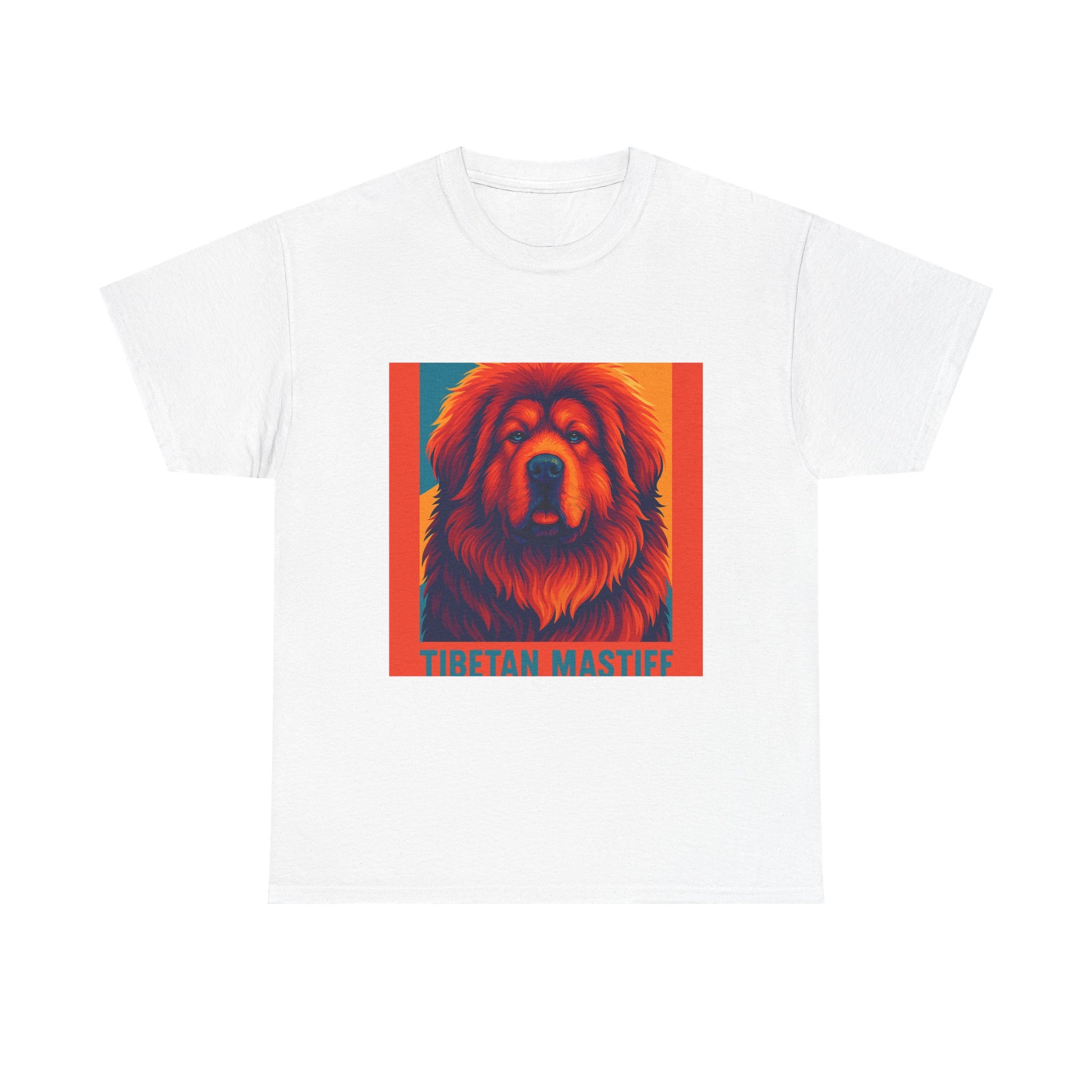Tibetan Mastiff Tee - Colorful Dog Art, Perfect for Pet Lovers, Gift for Dog Owners, Unique Animal Shirt, Casual Fashion