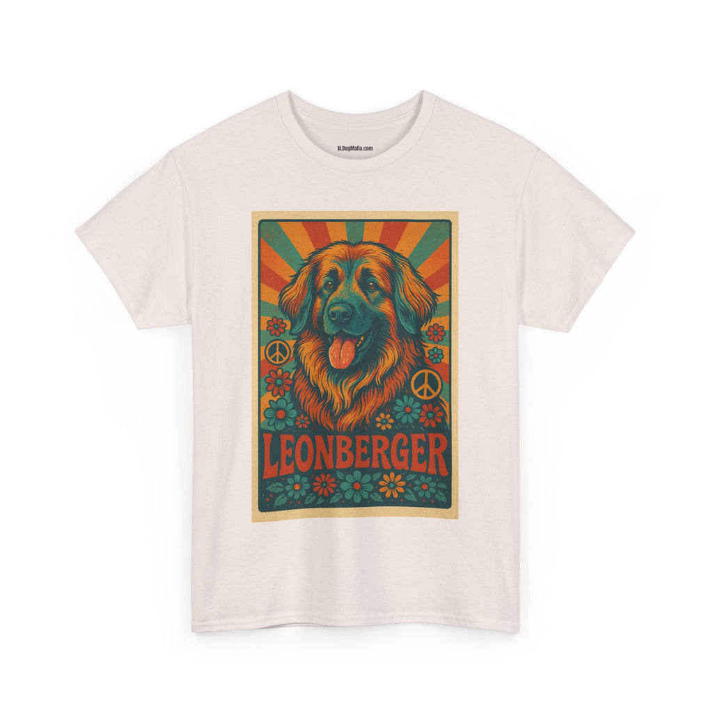 Leonberger Graphic Tee for Dog Lovers, Unisex Cotton T-Shirt, Retro Pet Apparel, Gift for Dog Parents, Casual Everyday Wear