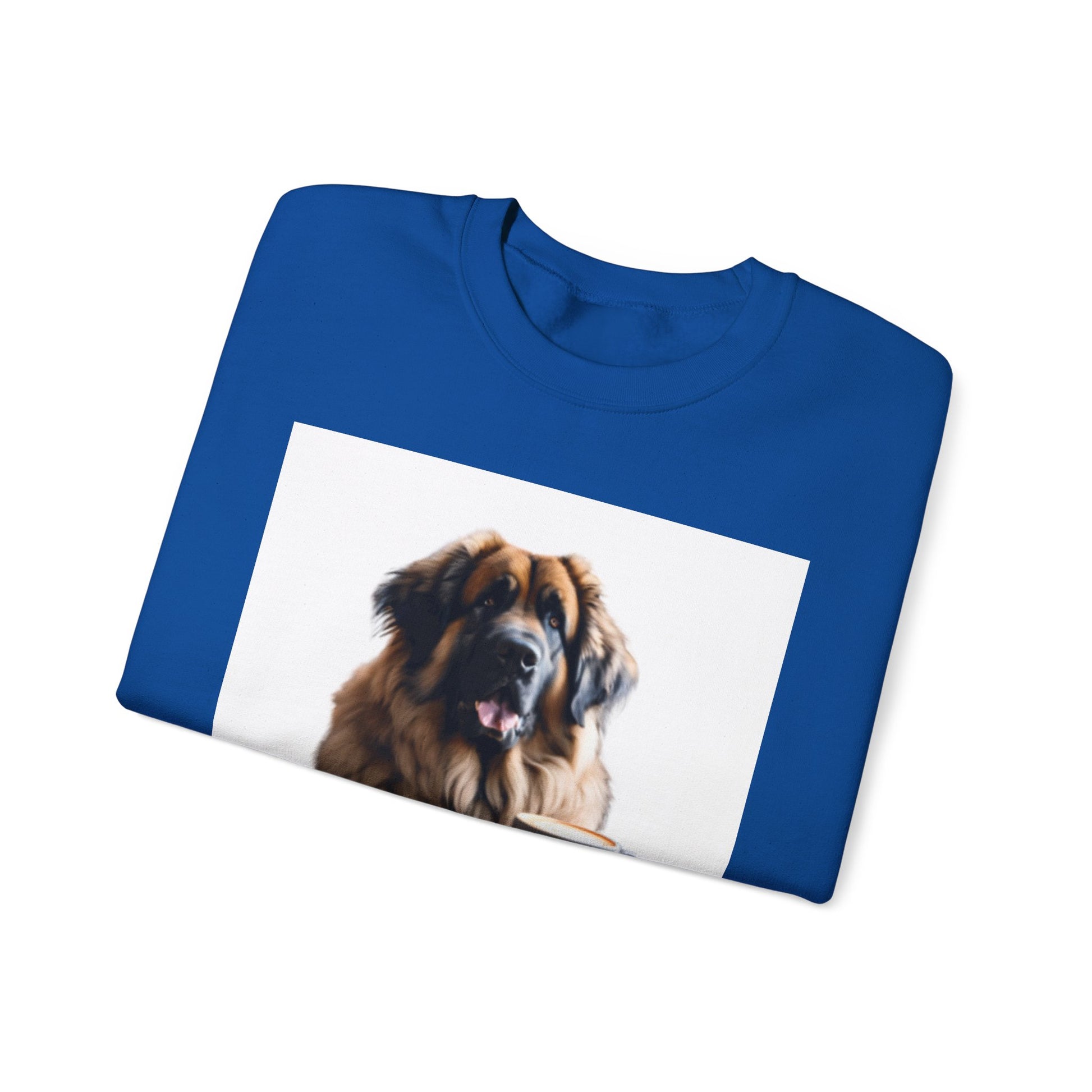 Leos & Lattes  Crewneck Sweatshirt - Perfect Gift for Leonberger Pet Owners