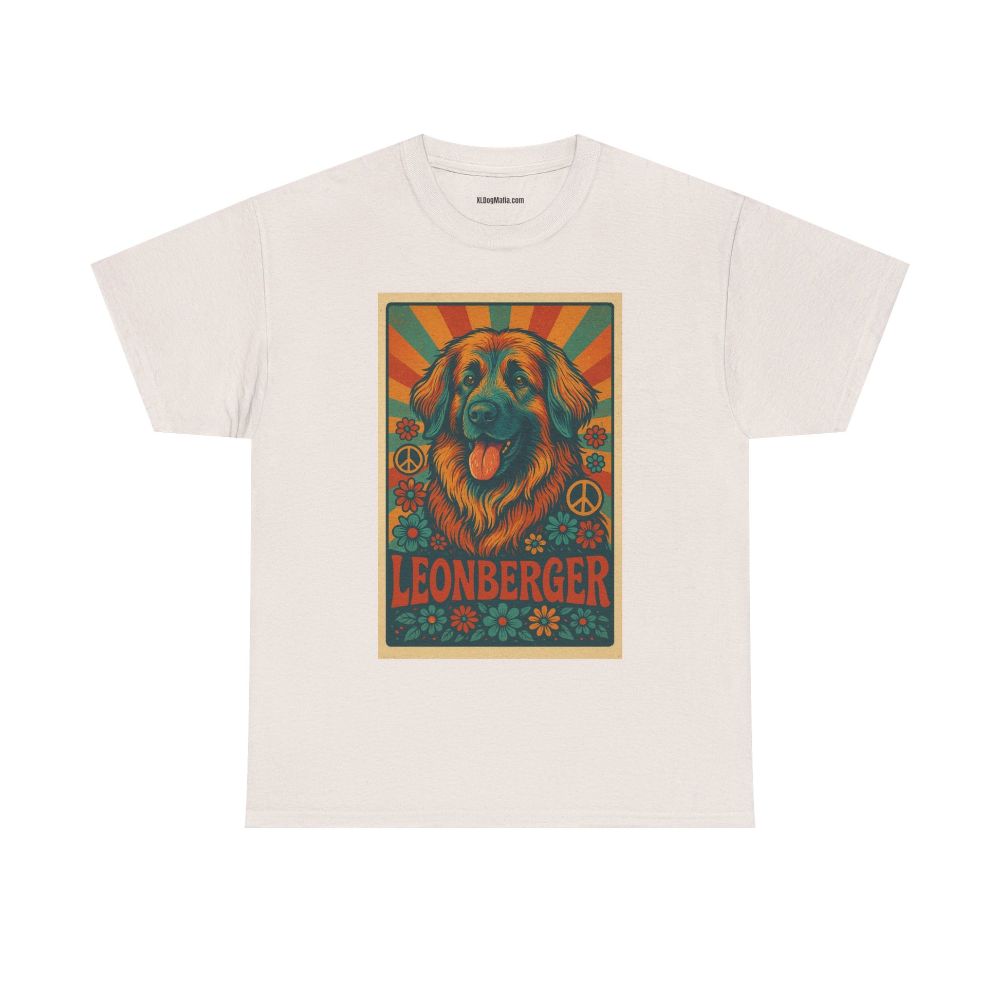 Leonberger Graphic Tee for Dog Lovers, Unisex Cotton T-Shirt, Retro Pet Apparel, Gift for Dog Parents, Casual Everyday Wear