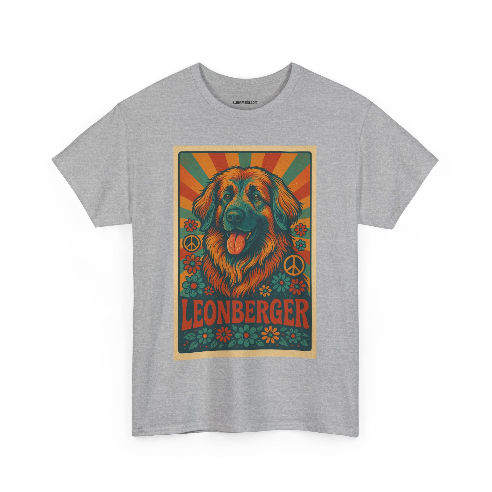 Leonberger Graphic Tee for Dog Lovers, Unisex Cotton T-Shirt, Retro Pet Apparel, Gift for Dog Parents, Casual Everyday Wear
