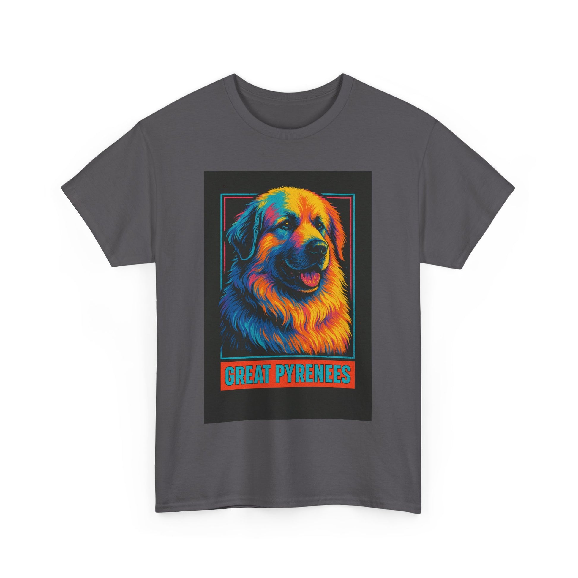Colorful Great Pyrenees Tee, Dog Lover T-Shirt, Pet Owner Gift, Animal Lover Apparel, Vibrant Cotton Top, Cozy Everyday Wear