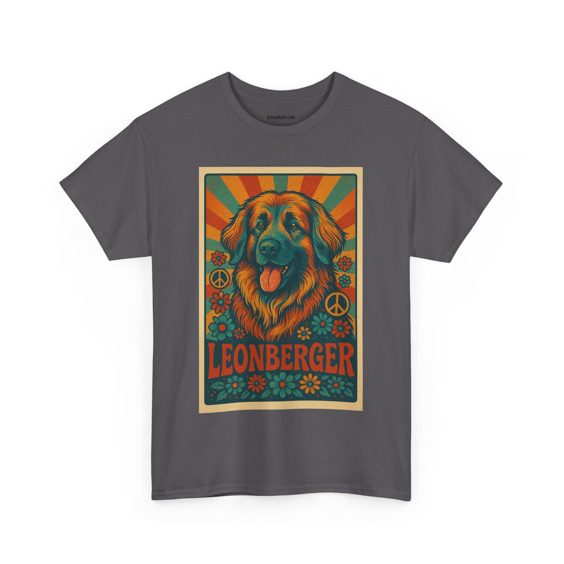Leonberger Graphic Tee for Dog Lovers, Unisex Cotton T-Shirt, Retro Pet Apparel, Gift for Dog Parents, Casual Everyday Wear