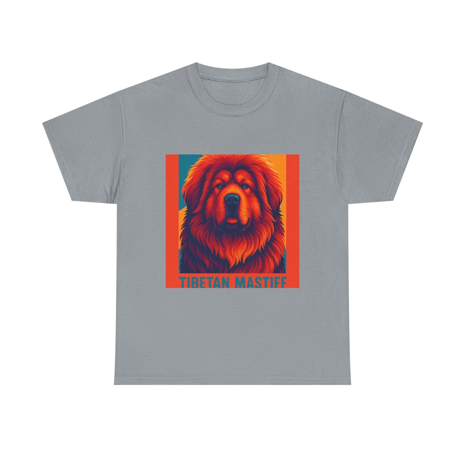 Tibetan Mastiff Tee - Colorful Dog Art, Perfect for Pet Lovers, Gift for Dog Owners, Unique Animal Shirt, Casual Fashion