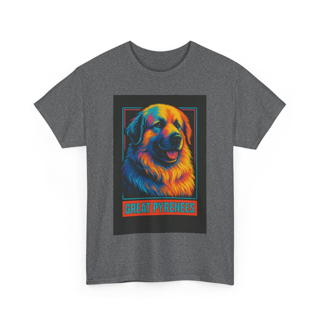 Colorful Great Pyrenees Tee, Dog Lover T-Shirt, Pet Owner Gift, Animal Lover Apparel, Vibrant Cotton Top, Cozy Everyday Wear