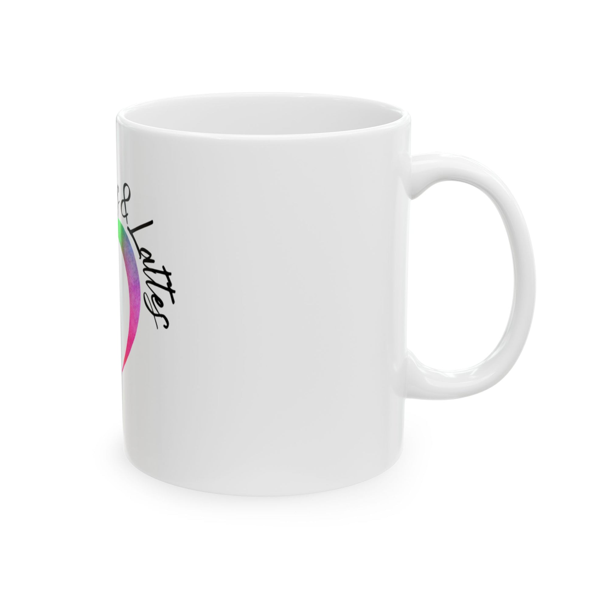 Leo’s Lattes Paw Print Love Ceramic Mug - Perfect for Pet Lovers & Coffee Enthusiasts