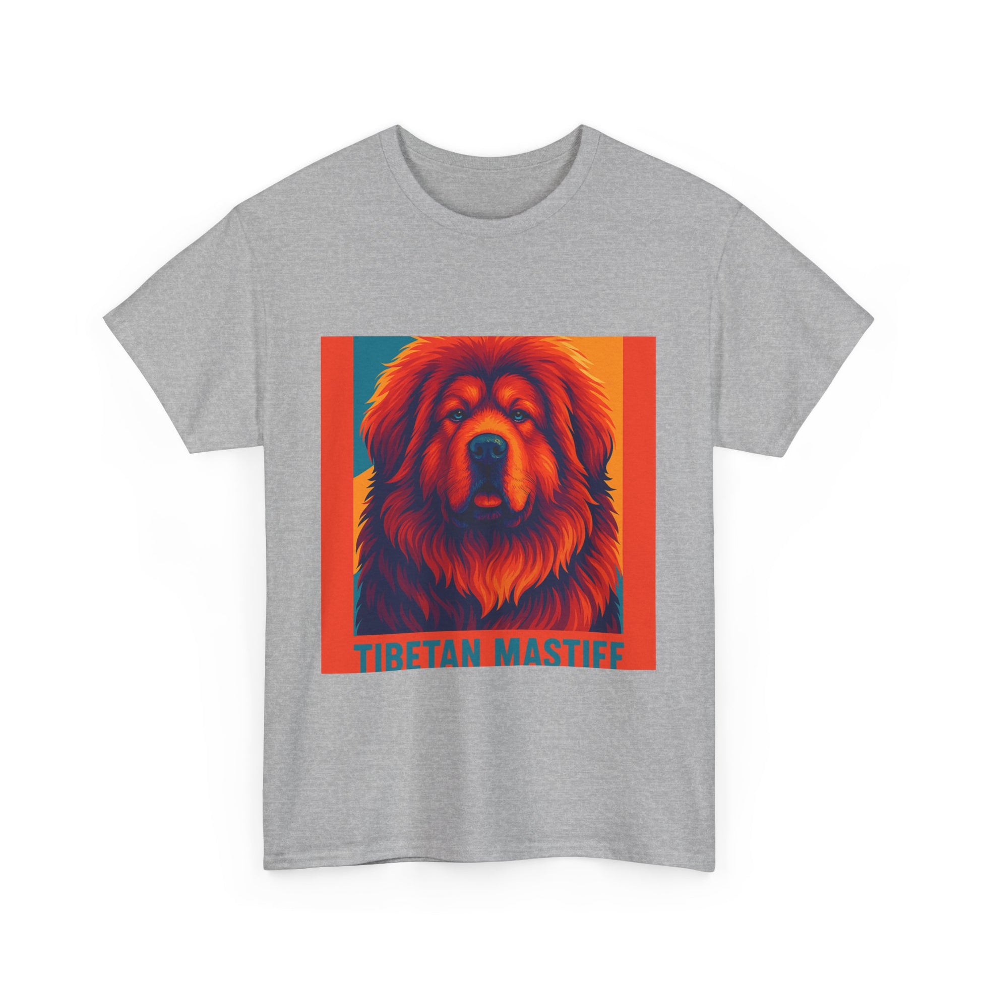 Tibetan Mastiff Tee - Colorful Dog Art, Perfect for Pet Lovers, Gift for Dog Owners, Unique Animal Shirt, Casual Fashion